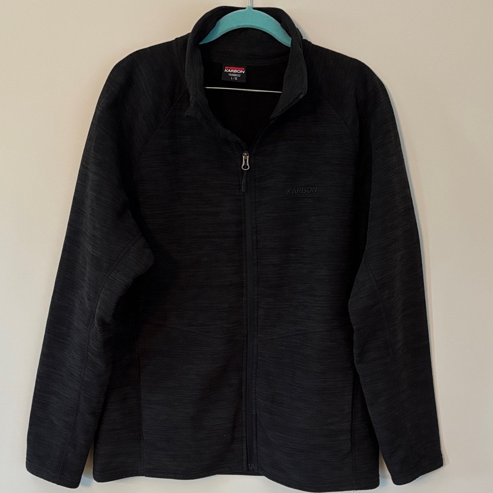Karbon | Black Full-Zip Jacket